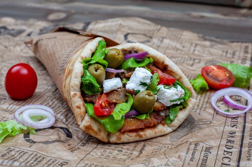 Görög gyros Pita