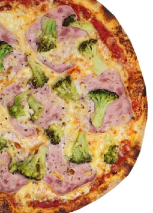 Sonkás-Brokkolis pizza 30cm