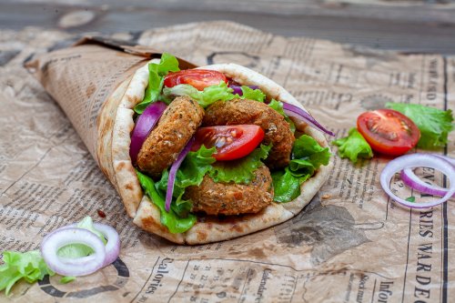 Falafel pitában