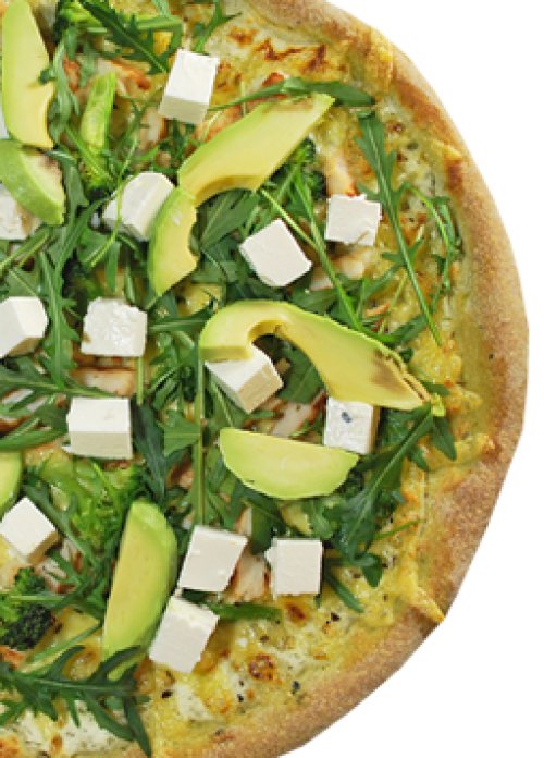 Extra zöld pizza